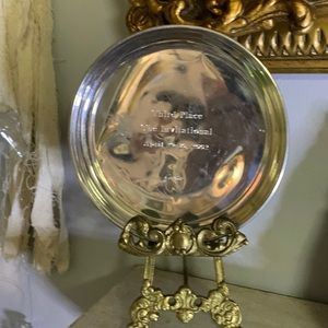 *RARE* Cartier Pewter 7” Trophy Plate